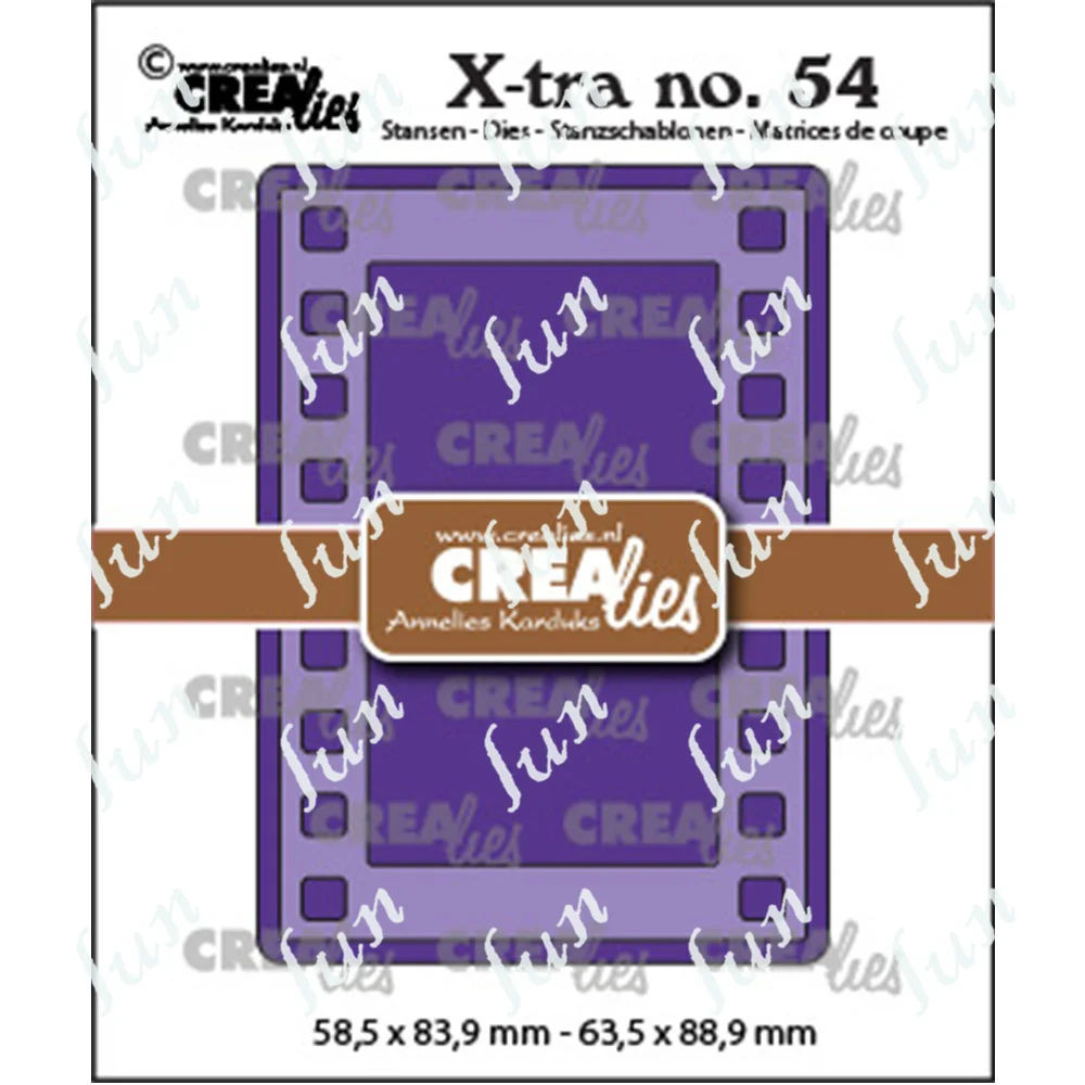 

ATC Filmstrip Metal Cutting Dies 2022 Hot Sale New Scrapbook Diary Decor Stencils Embossing Template Diy Greeting Card Handmade