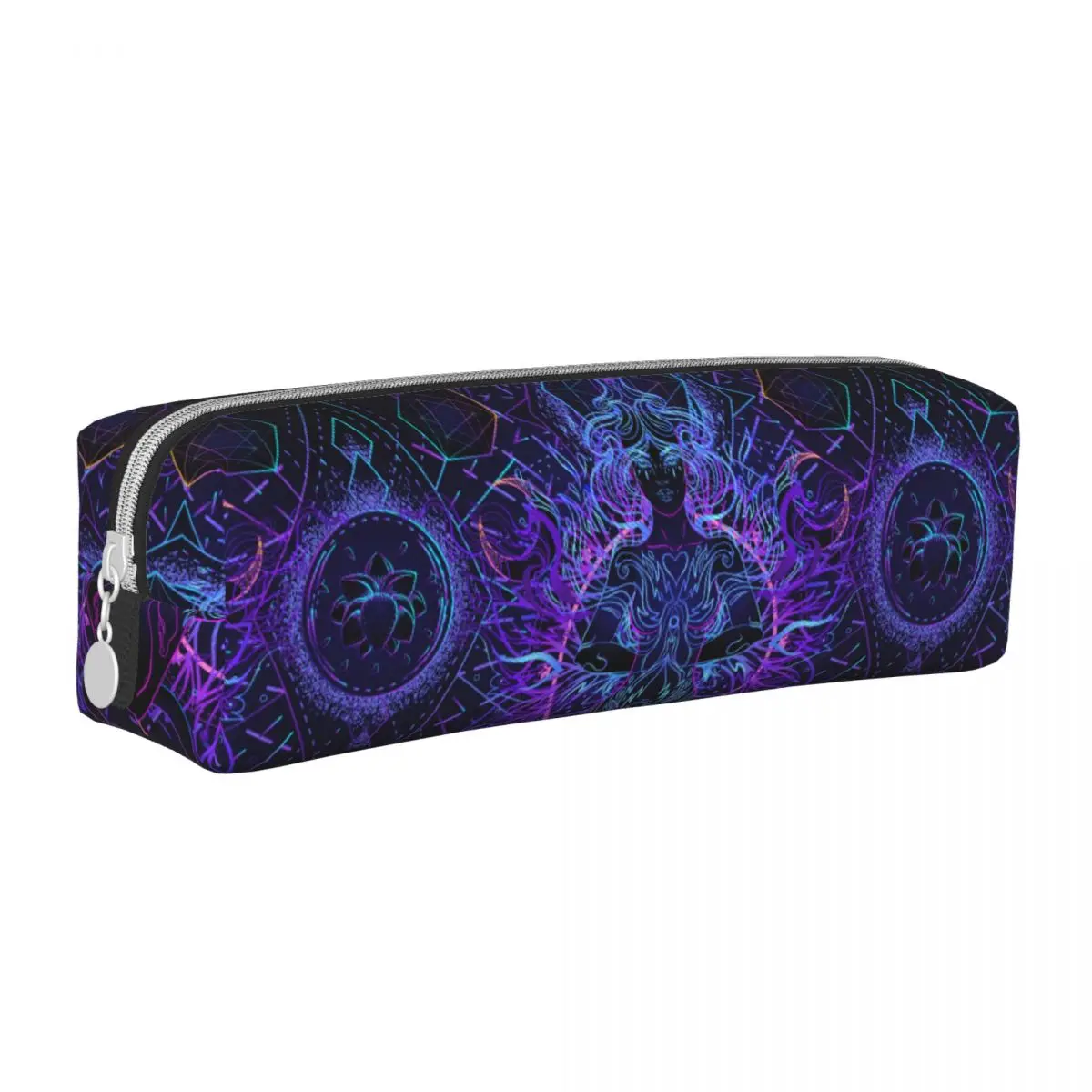 Индийская Мандала Дзен Будда пеналы психоделическая фотография большая емкость