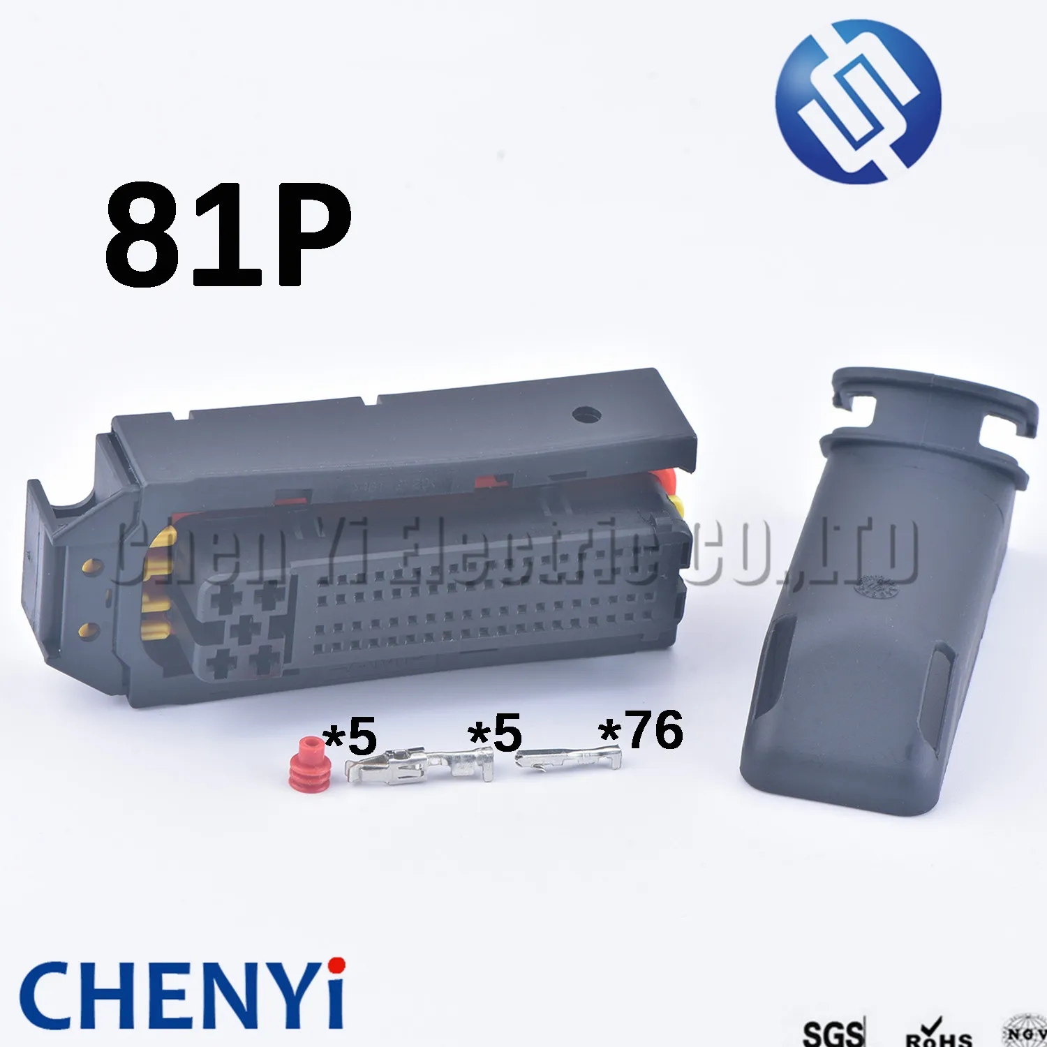 AMP 81 Pin Waterproof ECU Automotive Connector 1813712-6 Car Electrical PCB Socket Female Plug 9-368290-1 For Hyundai Elantra