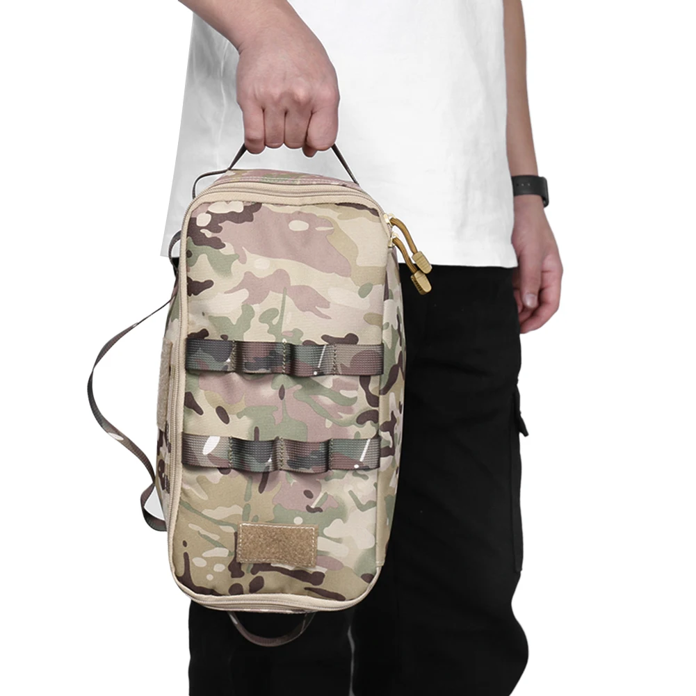 

Pot Pan Carry Bag Wear-resistant Cookware Organizer 600D Oxford Large Capacity Multifunction for Travel Hiking for Picnic BBQ