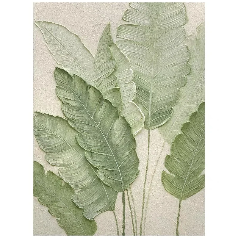 

030219098Digital oil painting living room background wall oil painting decoration cartoon hand-painted oil painting