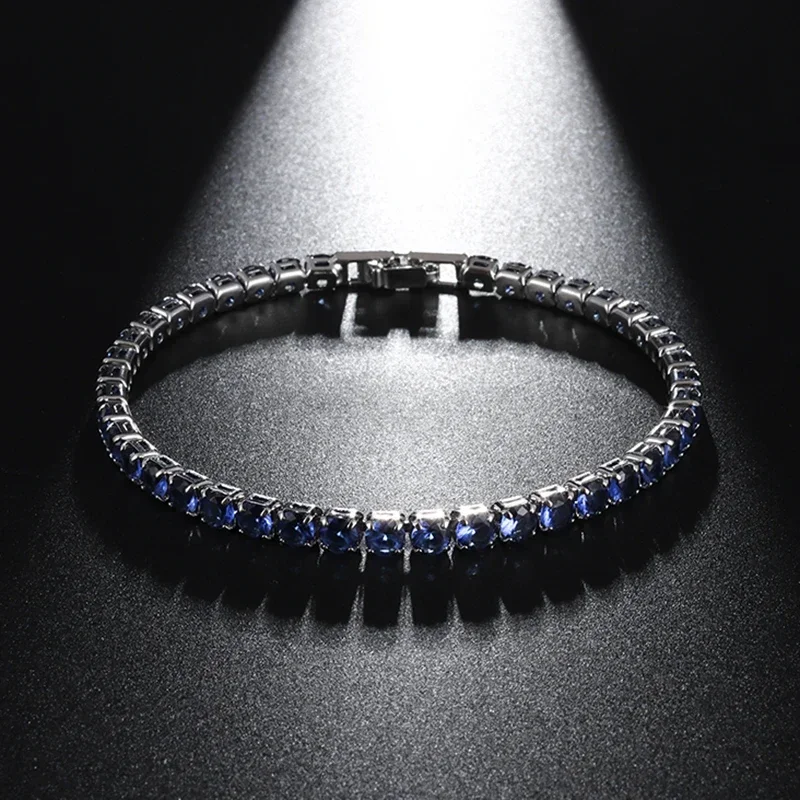 Изысканный однорядный элегантный супер-вспышка браслет с цирконом женская мода
