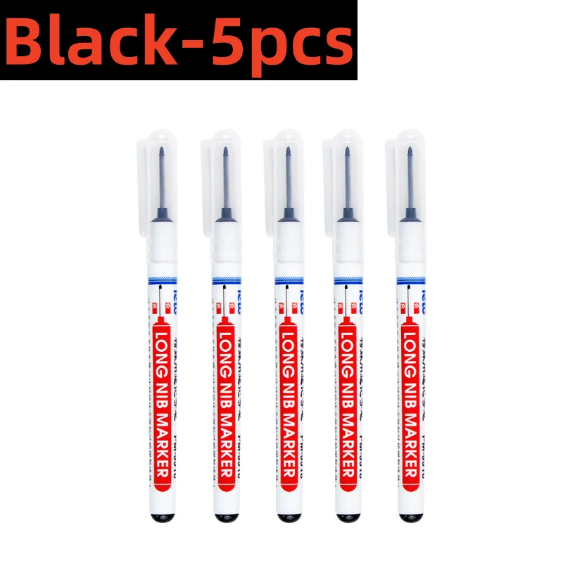 

5/3/1 шт., 20 мм, маркеры с длинным наконечником и глубоким отверстием для металлической перфорационной ручки, водонепроницаемые украшения для ванной комнаты, деревообработки, многоцелевые