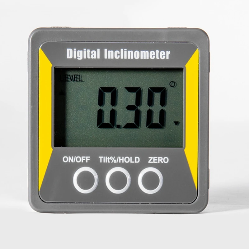 Цифровой угломер Инклинометр на магнитной основе 4 х90 °