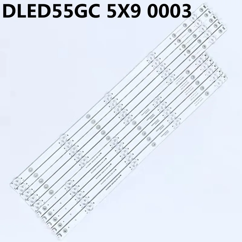 Новинка, 10 шт., Светодиодная лента для подсветки DLED55GC 5X9 0003 для 55PUF6281/T3 55PUF6261/T3 55PUF7165/T3 55PUF7295/T AOC LE55U7176