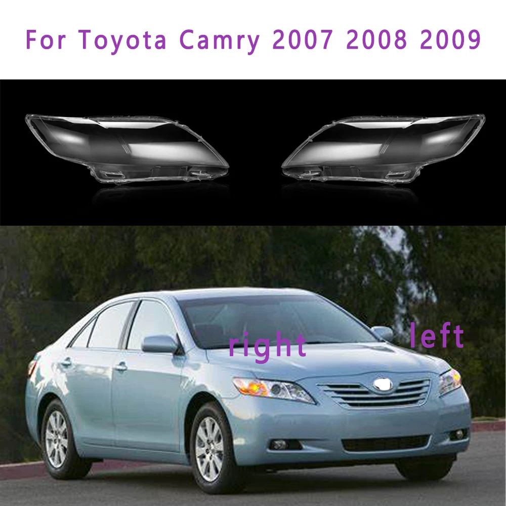 Стеклянная крышка передней фары автомобиля для Toyota Camry 2007 2008 2009 сменная объектива