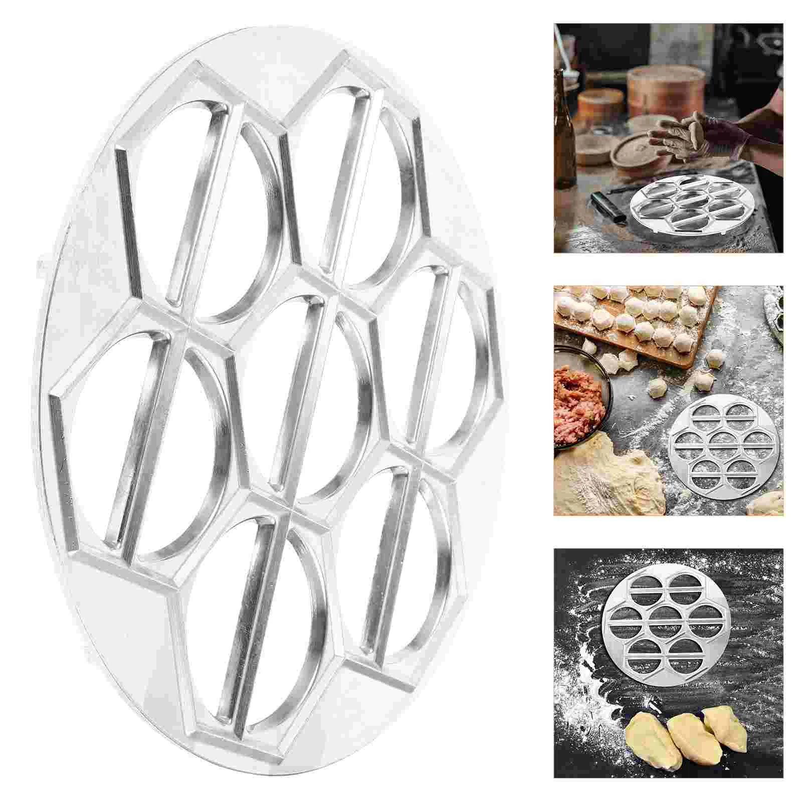 

Dumpling Mold Home Tools Multi-hole Pelmeni Maker Kitchen Essential Cutting Machine Metal Aluminum Alloy Household Convenient