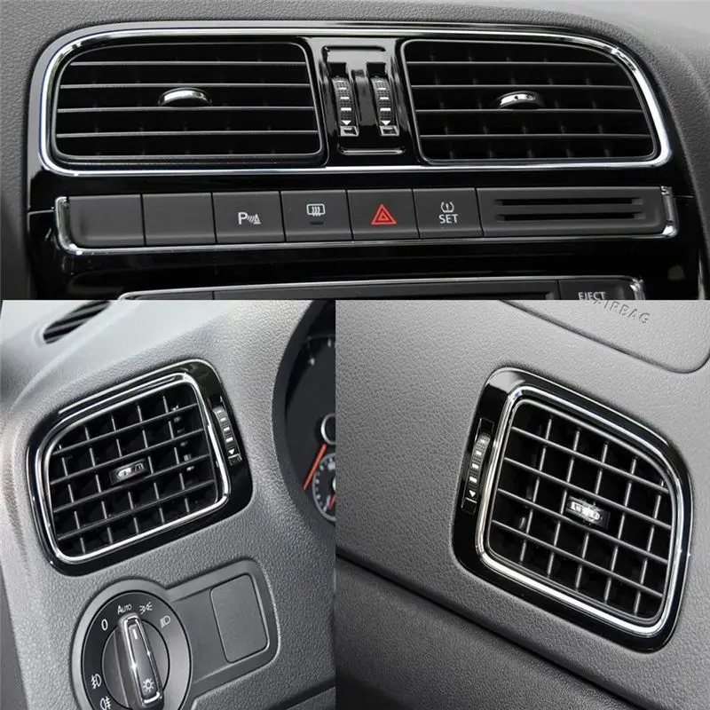 Фото L96A 6RD819728 C Крышка решетки воздуховода кондиционера для VW Polo 2011-2018 6R0 819 728 №4
