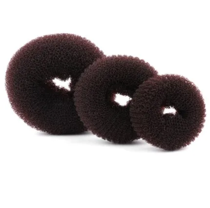 

Black/Beige/Coffee 1PC Elegant Women Ladies Girls Shaper Donut Hairbands Bun Fashion Hair Styling Braider Tool Accessories Hair