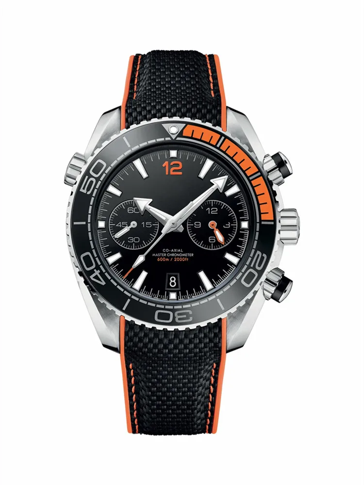 

Top Brand Omg Speedmaster Luxury Watch for Men Luminous Calendar Chronograph Men's Relogio Masculino Rubber Quartz Watch