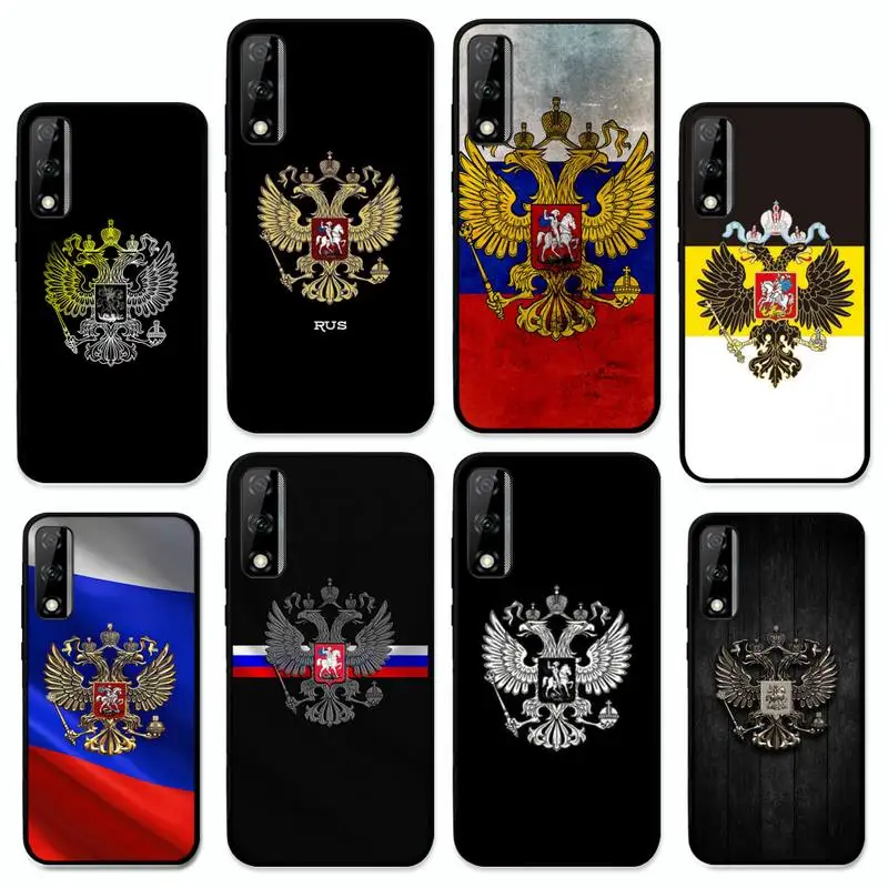 

Russian Emblem Phone Case for Huawei Y 6 9 7 5 8s prime 2019 2018 enjoy 7 plus