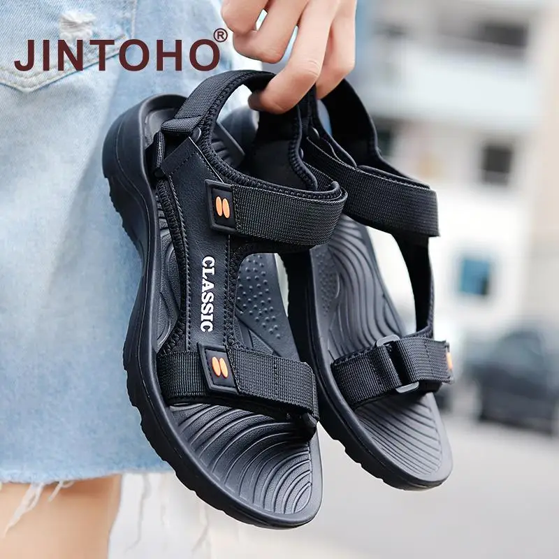 2022 дешевые мужские уличные сандалии летние дышащие пляжные обувь для мужчин |