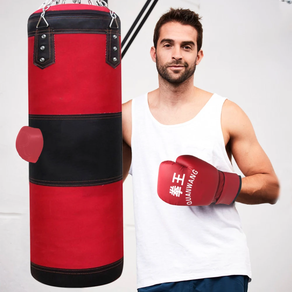 

Professional Boxing Punching Bag for Adults Training Fitness Gym Exercise Hanging Heavy Kick Sandbag for Fight Karate Muay Thai