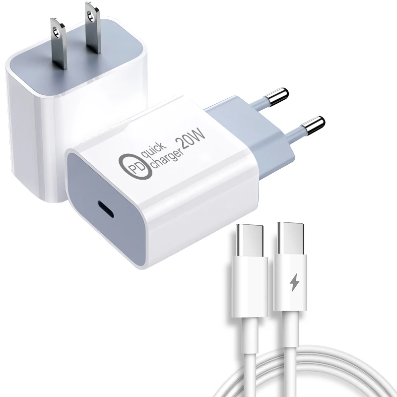 Мини-зарядное устройство с USB Type-C и поддержкой быстрой зарядки 20 Вт |