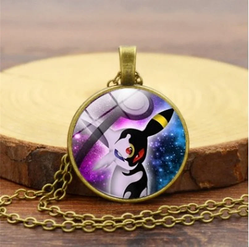 Ожерелье с подвеской из драгоценного камня в стиле аниме Покемон Пикачу | Дом и