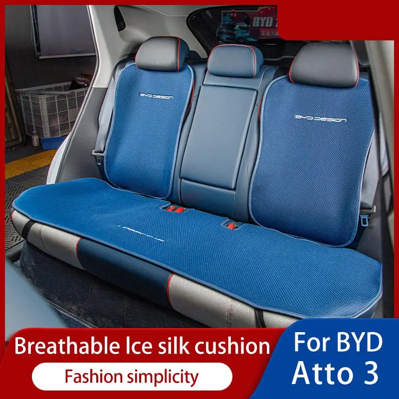 

Новый защитный коврик для сиденья для BYD Atto 3 yuan plus 2022, чехол для автомобильного сиденья, дышащая Передняя и задняя подушка из вискозы/льна