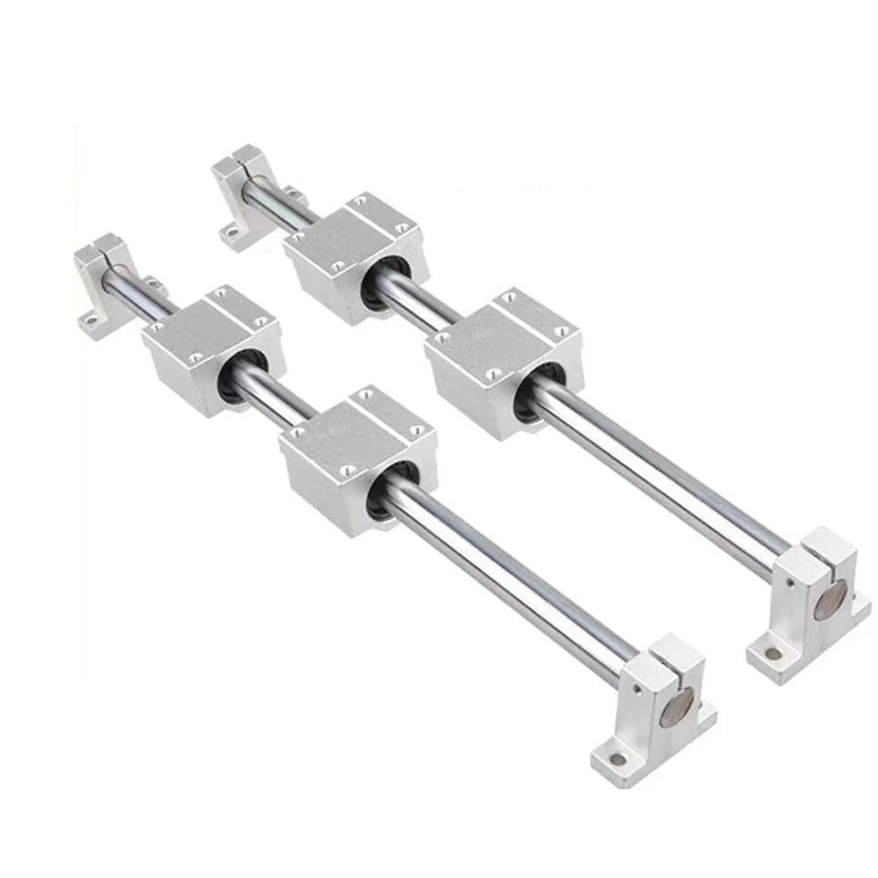 Линейные подшипники для осей D8/10/12/16 мм 100-800 + SCS8/10/12/16UU