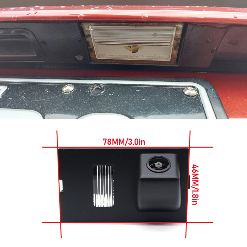Фото Камера заднего вида для Land Rover Discovery 3 LR3 L319 Discovery 4 LR4 L319 2004 ~ 2016 Камера заднего вида Камера номерного знака №2
