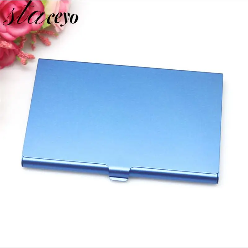 

Креативный чехол для визиток, алюминиевый держатель из нержавеющей стали, металлический чехол для кредитных карт, металлический бумажник д...