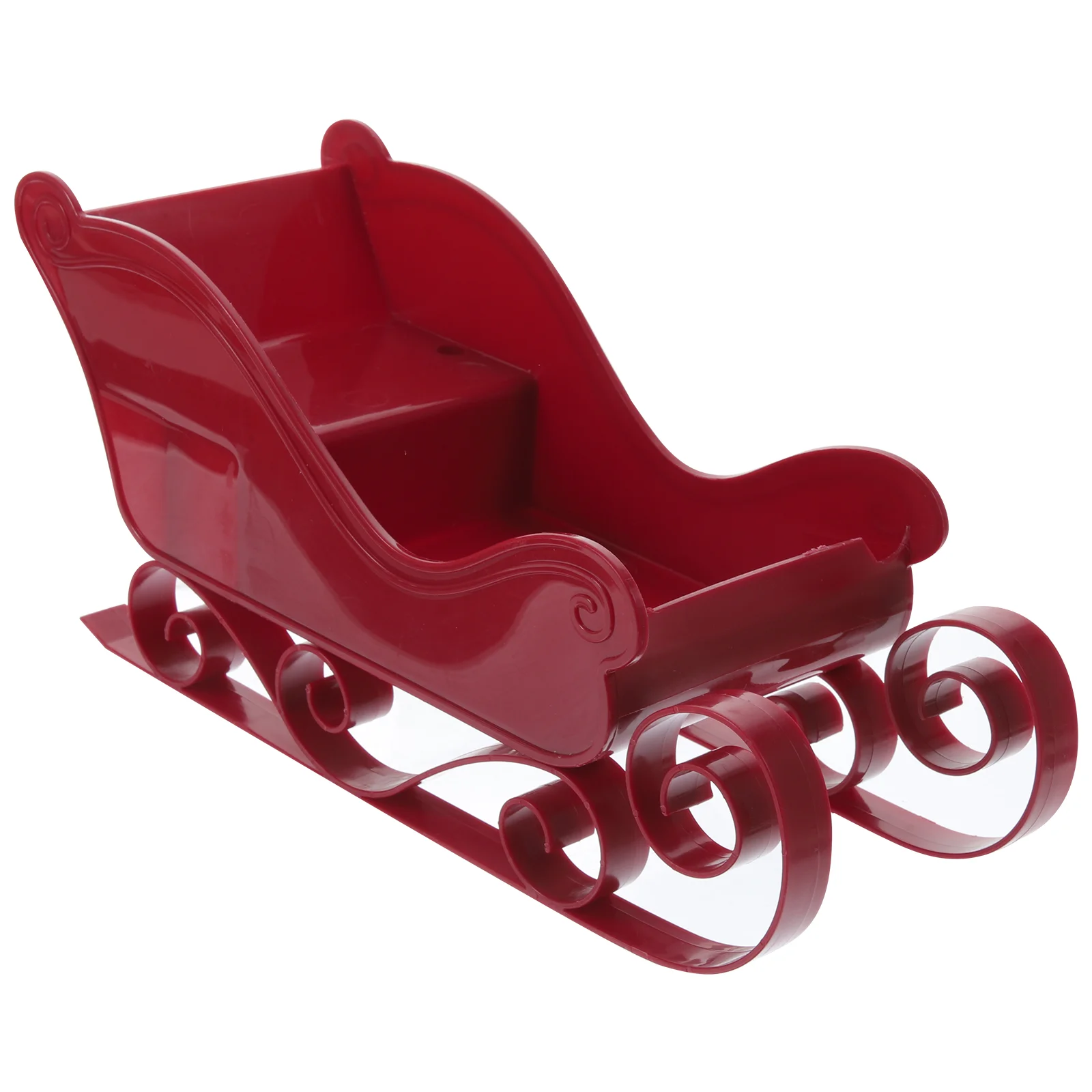 

Christmas Tree Decorations Pendant Desktop Sleigh Ornament Delicate Exquisite Plastic Xmas