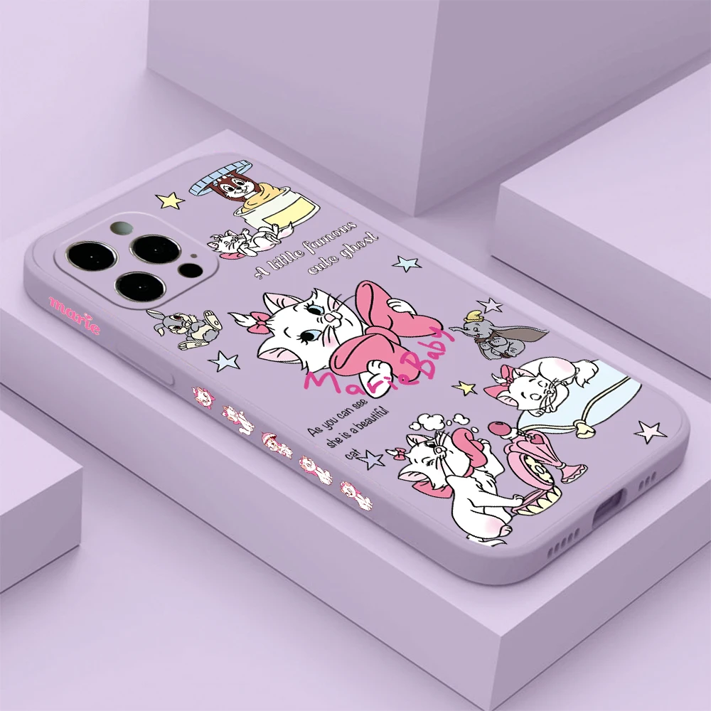 Милый чехол для телефона Marie Cat Huawei P40 P30 P20 Lite Mate 20 Nova 9 SE 8i 7i 6 4e Pro с прямым краем