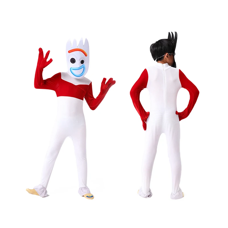 

Toy Story Fogg Forky Jumpsuits Anime Cosplay Costume Kids Adult halloween party Children Festival Role Play Performance