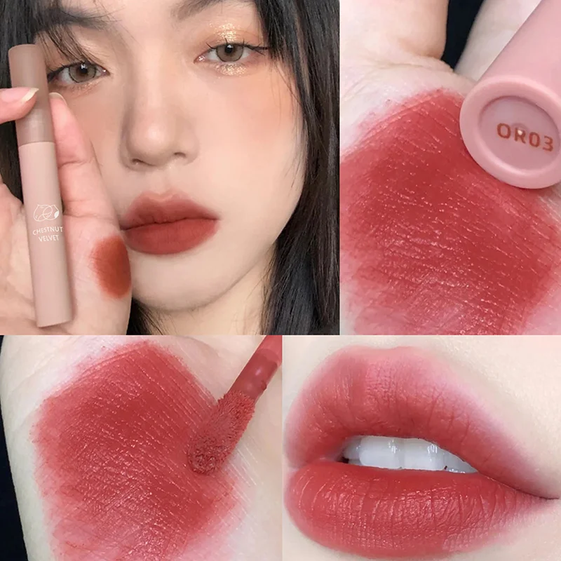 

Matte Lipstick Liquid Lipstick Waterproof Long Lasting Nonstick Cup Lip Gloss Velvet Matte Lip Gloss Makeup Pigment Cosmetics