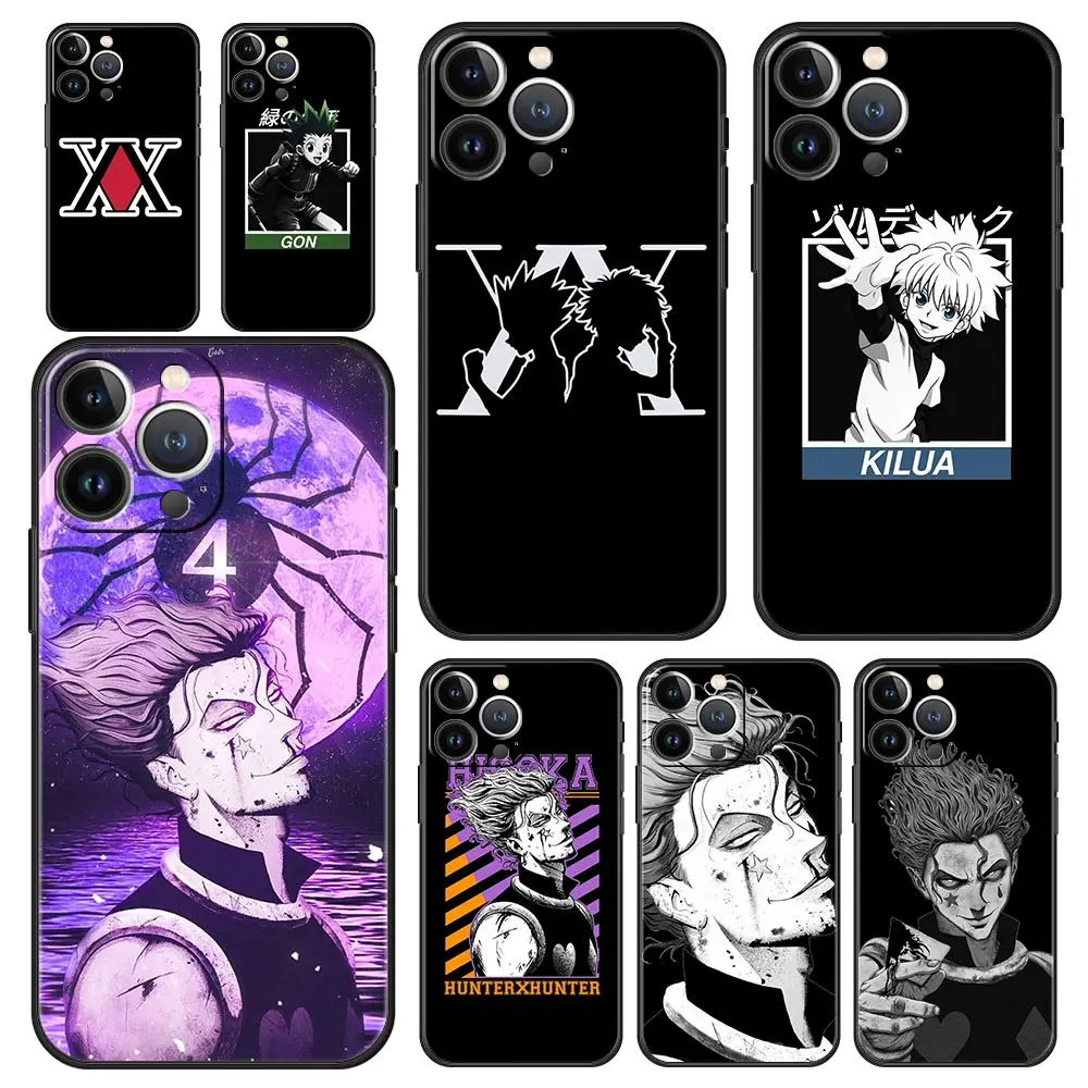 

Чехол Hisoka Killua hunter x hunter Для iPhone 11 12 13 Pro Max Mini X XR XS 7 8 Plus SE 2020, силиконовый чехол
