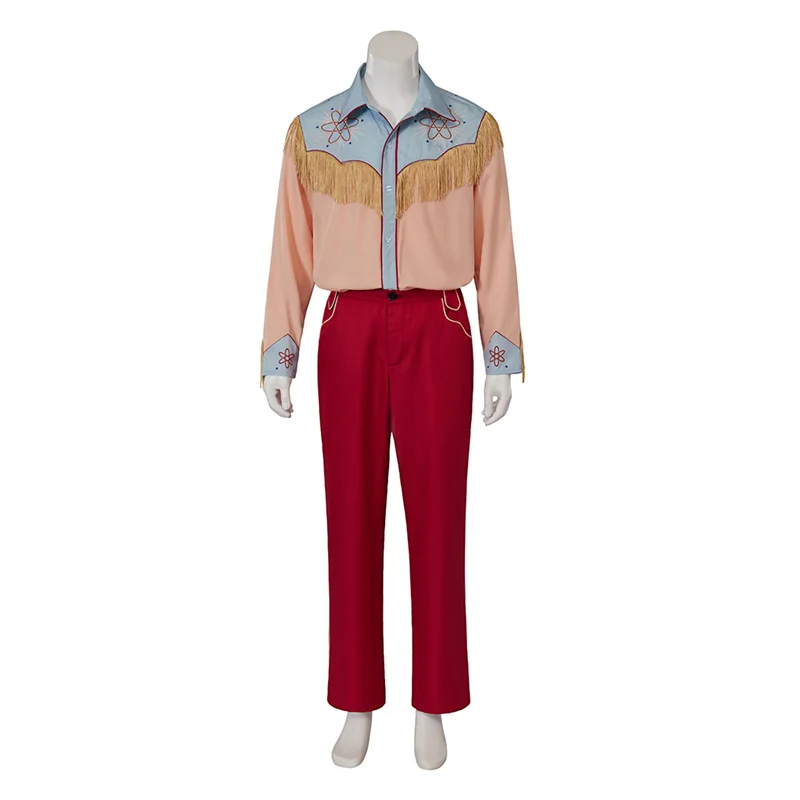 Костюм для косплея Назад к грома Future Marty McFly ковбойская рубашка взрослых и мужчин