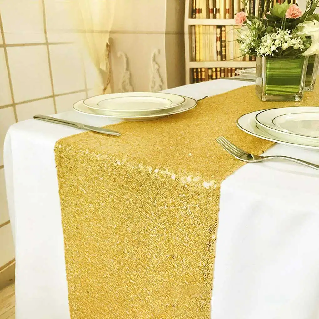 

Настольная дорожка с блестками, украшение для свадьбы, праздника, дома, отеля, столовой, ресторана, фермерского дома, декоративное серебро