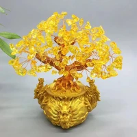 energy feng shui natural gemstone money tree for good luck rich fortune wealth health prosperity tree for business gifts