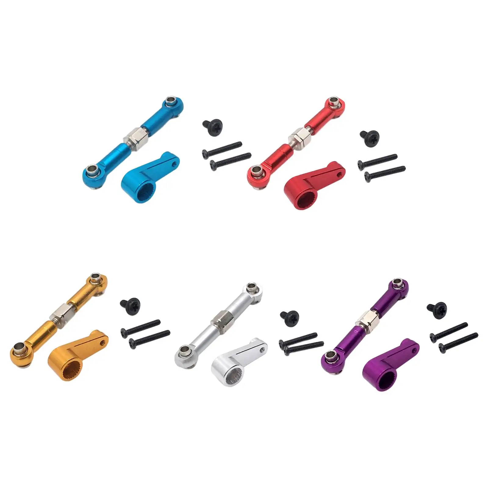 

Metal Servo Pull Rod & 28T Servo for 124016 Vehicles Crawler DIY Accs
