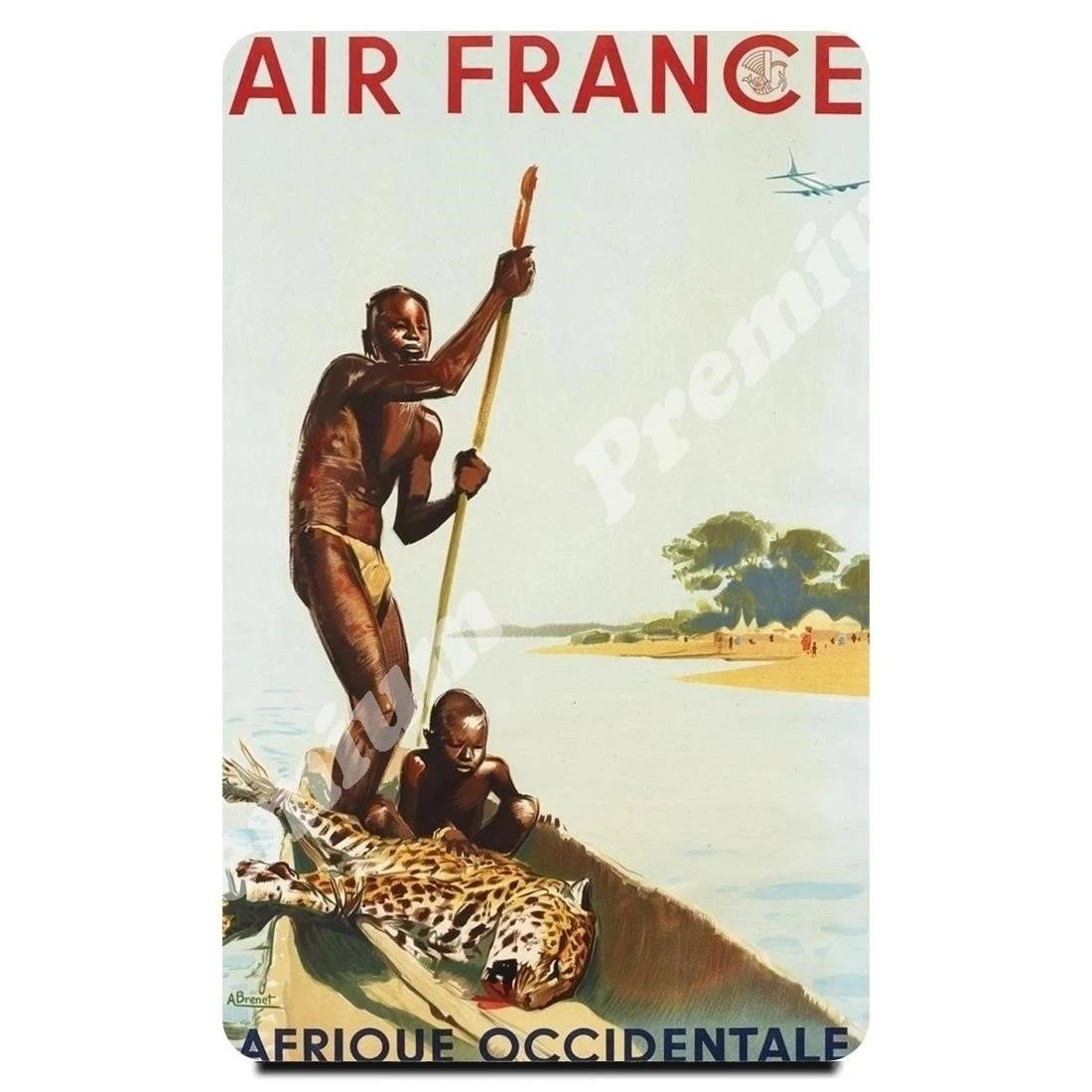 Африка Сувенирный магнит Винтажный туристический плакат|Магниты на холодильник|