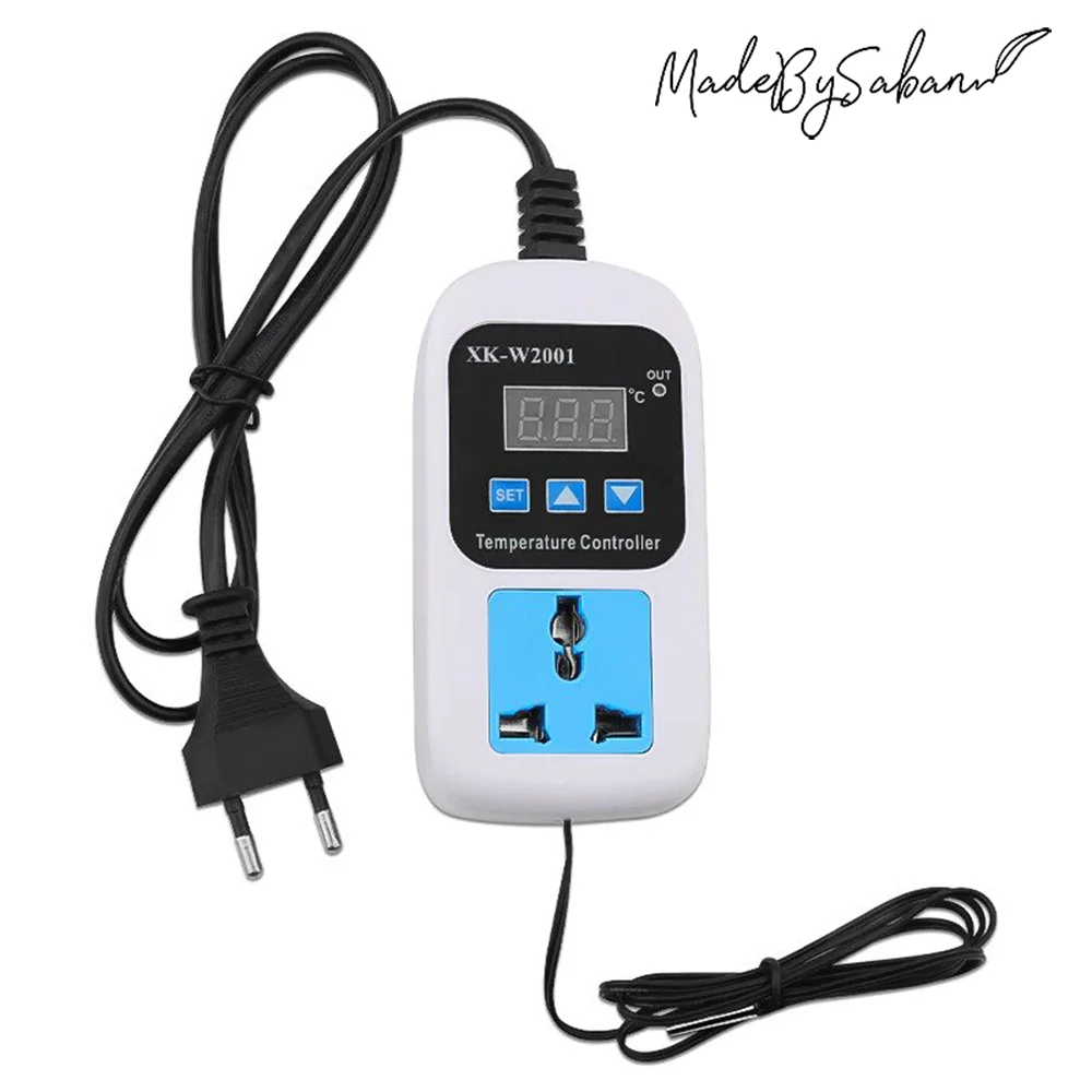 

Microcomputer Digital Temperature Controller Thermostat Intelligent Electronic Temperature Control Switch Hatching Socket