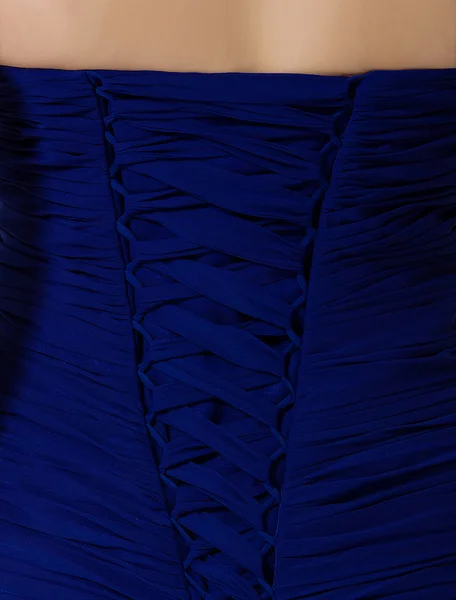

Royal Blue Chiffon Pleated Sweetheart Evening Dress