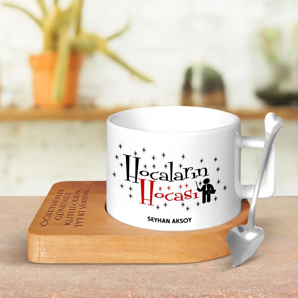 

Personalized Hocaların Mentor Wood Altlıklı Ceramic Cup-1