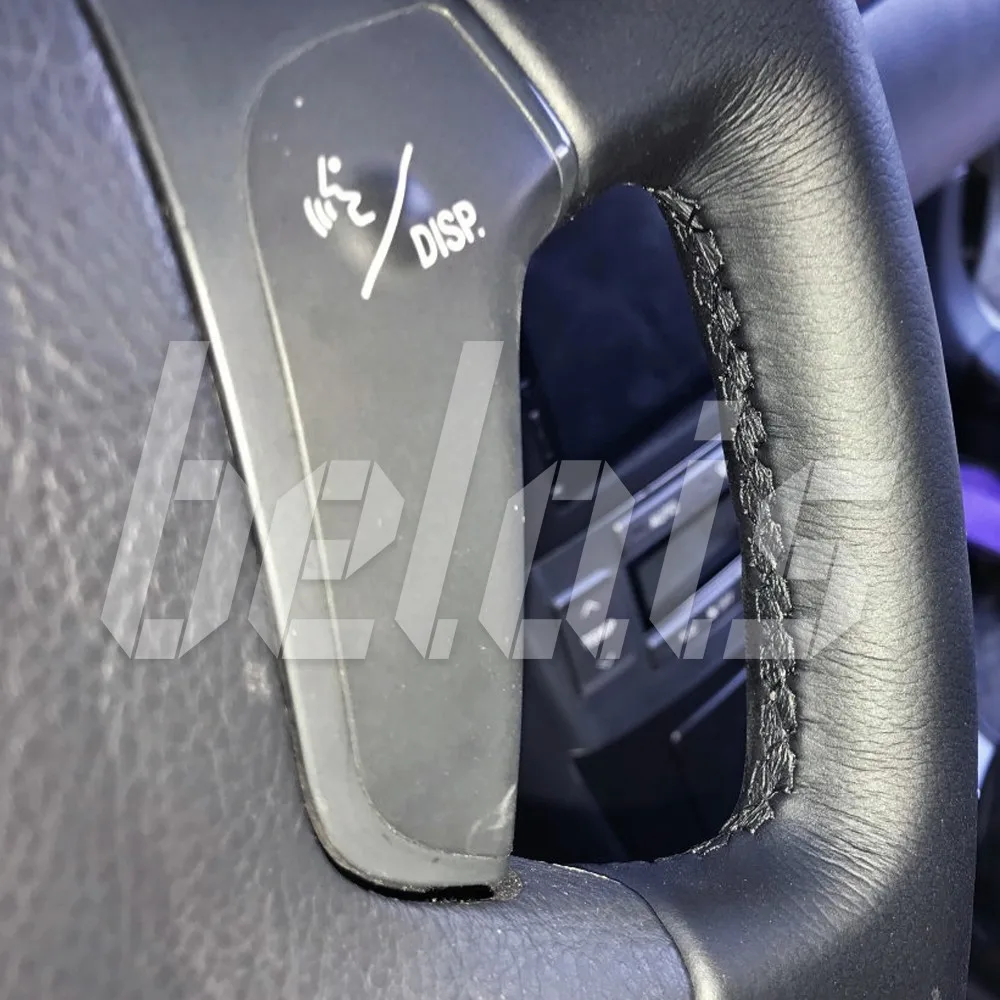 Braid steering wheel genuine leather Toyota Avensis II 2003-2009G. A. (to replace the factory skin black) # kt-0235 | Автомобили и