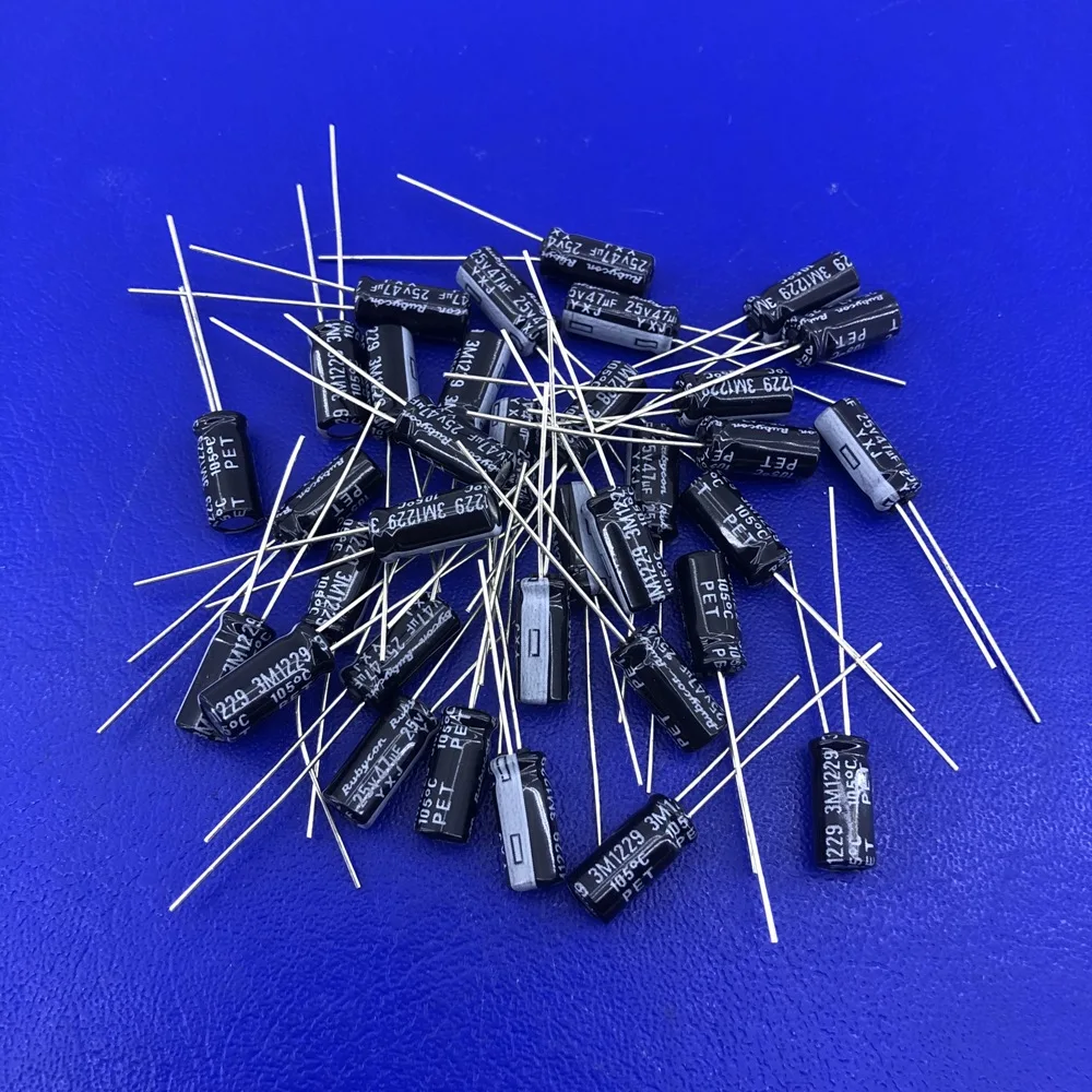 Лот 10 штук 47 мкФ 25V d05 2h11 7 105C Конденсатор электролитический RUBYCON - купить по