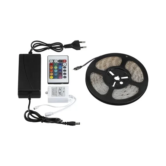 

Strip Led Indoor Outdoor Silicone Controlled 16 Colors 5 Mt Rgb