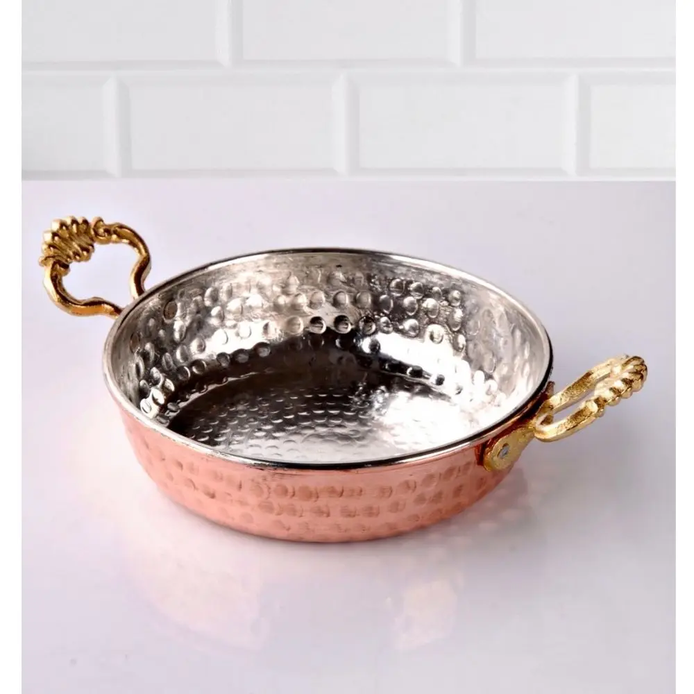 sahan pan cooking egg omelette copper skillet traditional turkish frying cook turkey fryer pot brass handles non stick kitchen free global shipping