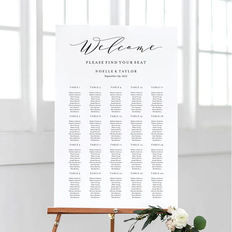 Пожалуйста найдите свое место рустикальная индивидуальная фото Таблица для