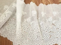 10 yards cotton lace trim embroidered lace fabric cotton guipure lace fabric 2021 new arrival