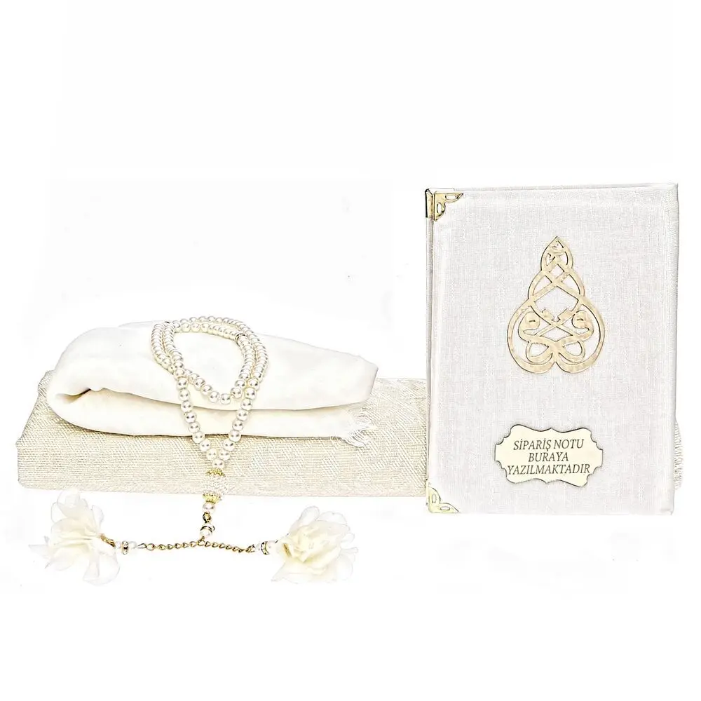 GREAT GIFT Mevlüt gift packageVelvet Covered Book of Yasin, Prayer Rug, Shawl, Pearl Rosary, Acetate Bo Box Gift   FREE SHİPPİNG