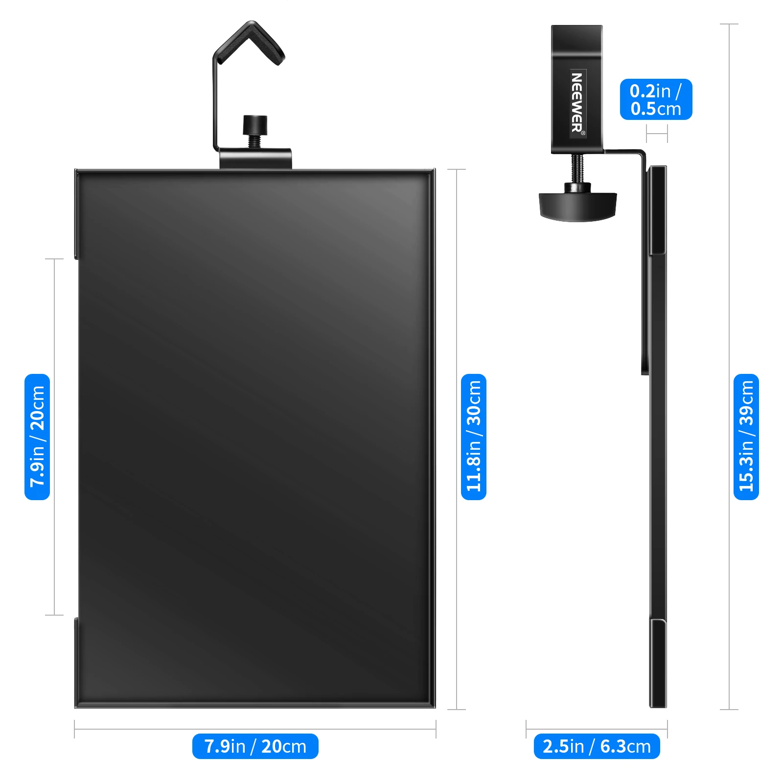 Держатель для ноутбука Neewer подставка из стали максимальная нагрузка 3 кг/6 фунтов