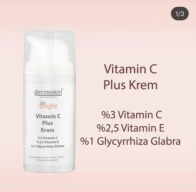 Dermoskin Be Bright Vitamin C Plus Cream 33 ml SKT 03/2022 303332762