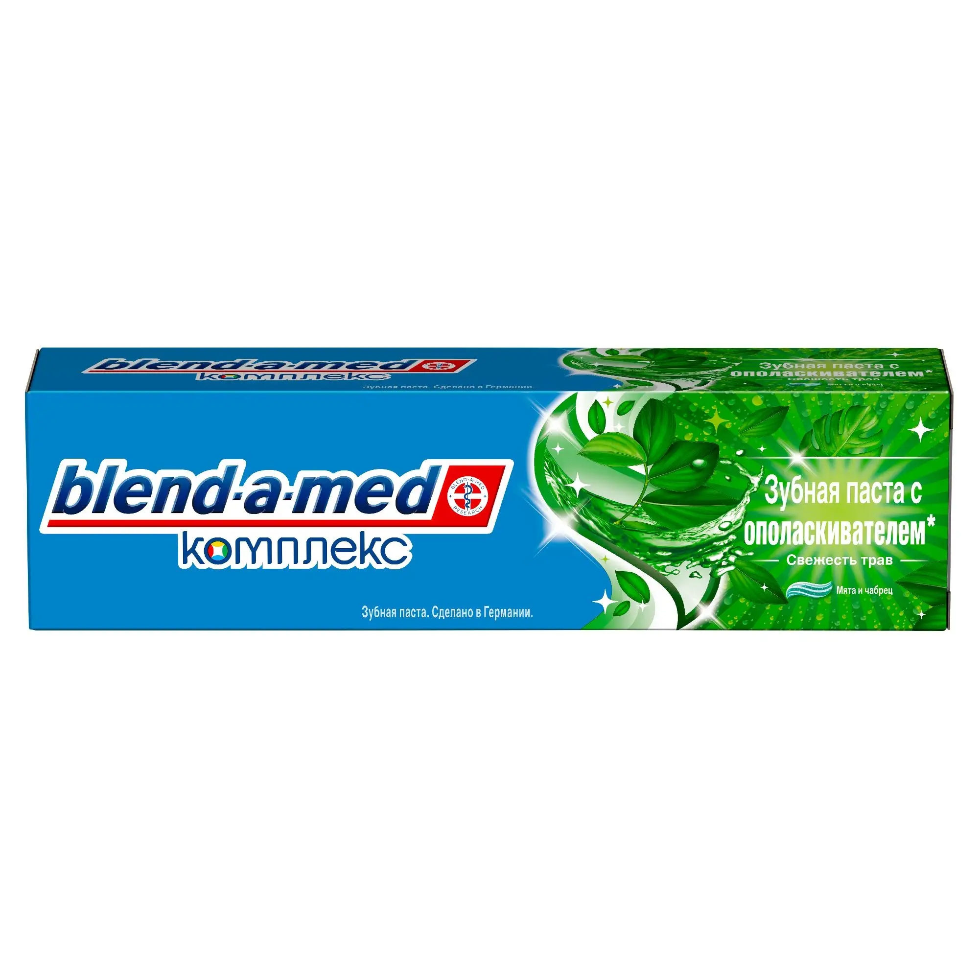 Зубная паста Blend a med Комплекс С ополаскивателем Свежесть трав 100 мл.|Зубная паста| |