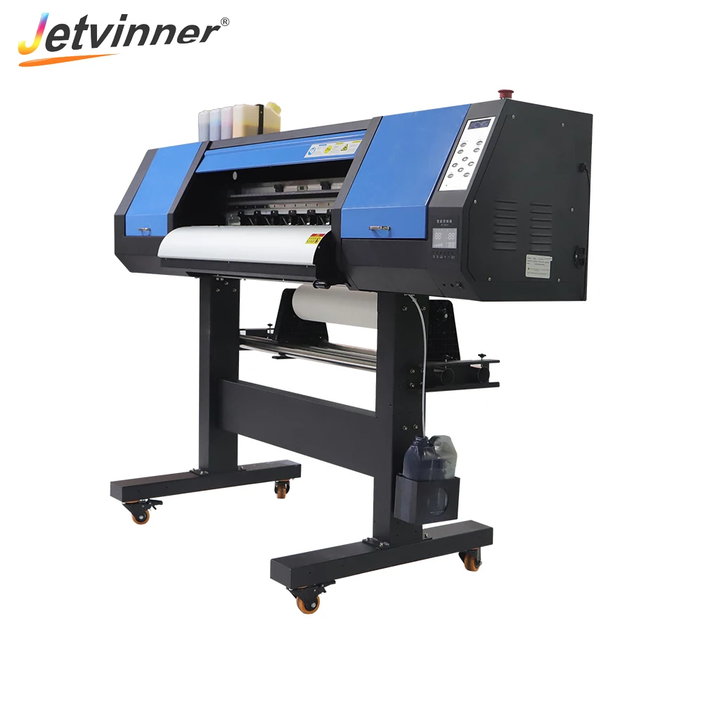 Jetvinner Digital Heat Transfer Printing Machine With Powder Shaking Machich Used Non-cutting PET film for All Kinds of Garment