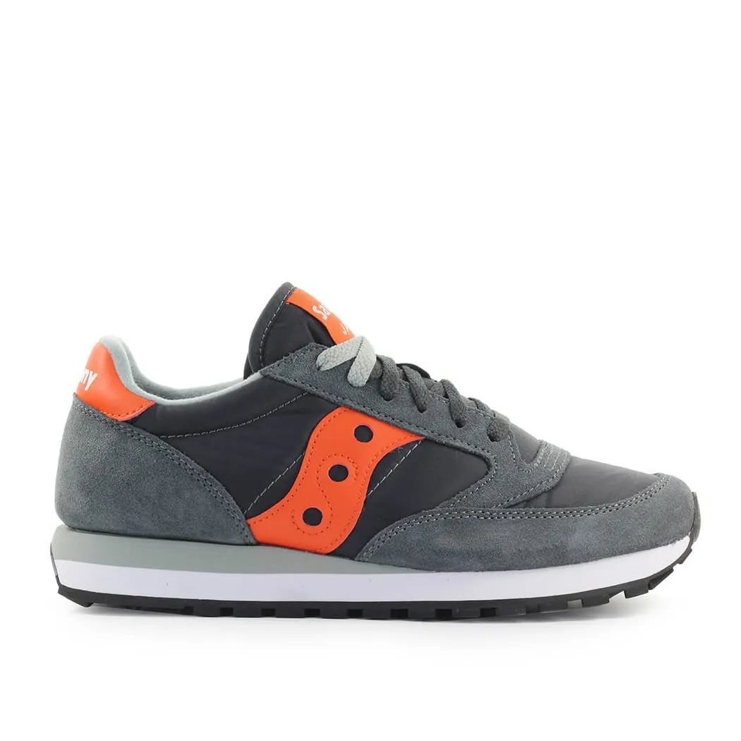 Saucony темно серые оранжевые кроссовки в стиле джаз| |