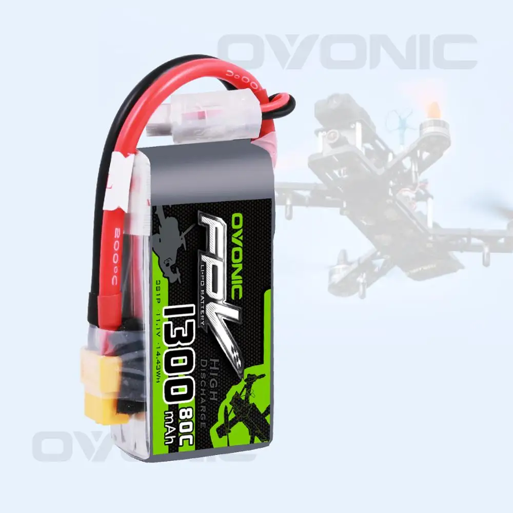 

Аккумулятор Ovonic 1800 мАч аккумулятор с ру 3S 11,1 V 80C Lipo с разъемом XT60 для FPV 210-290 мм