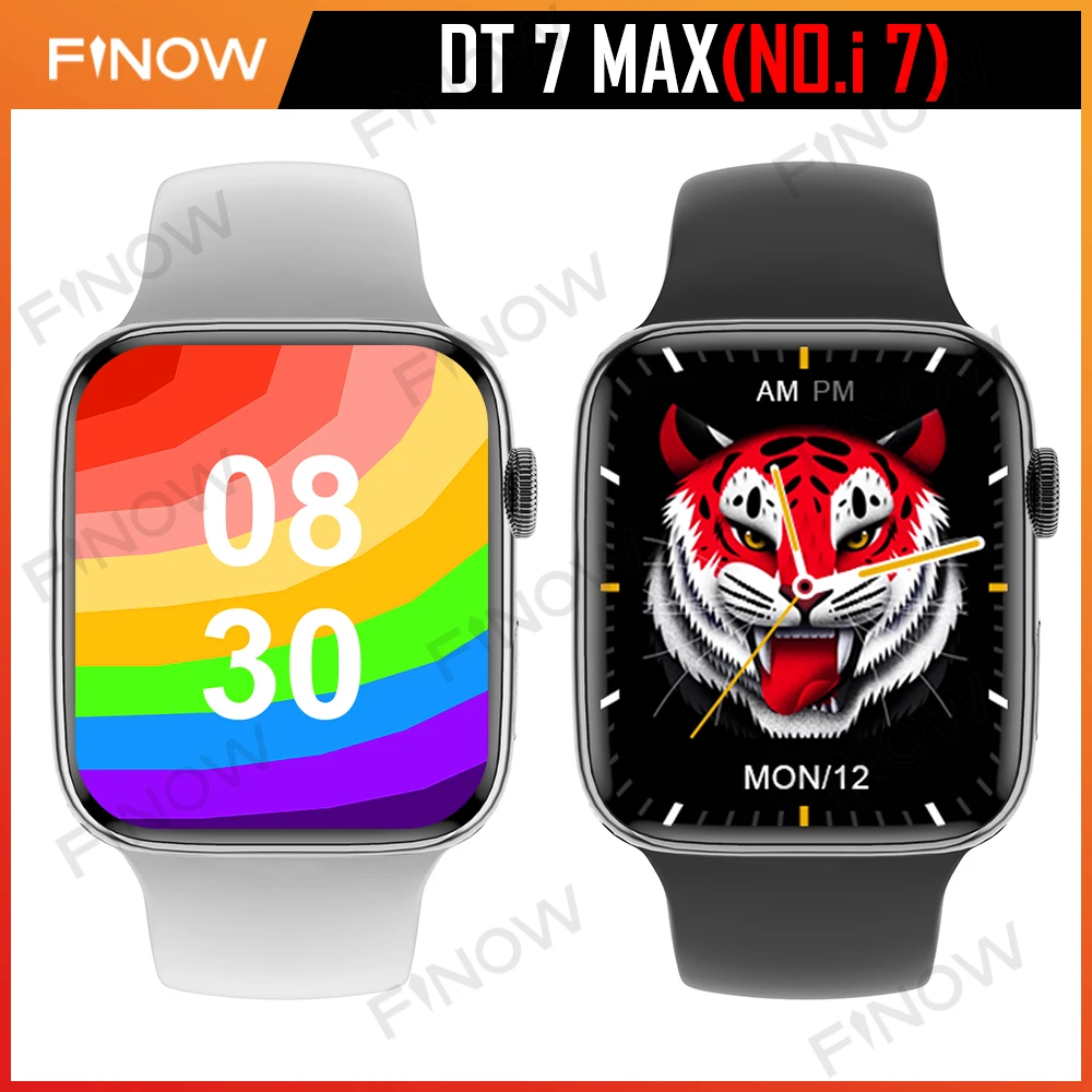 

2022 Finow Dt7max Noi7 Smartwatch Men Woman Full Touch Bluetooth Call 1.9inch Screen Relogio Smart Watch PK HW57 Pro DT100 Plus